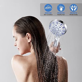 HOLISTIC　CURE　SHOWERHEAD Filtered Shower Head with Handheld, 9-Spray Mode High